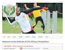 Tablet Screenshot of military-pentathlon.info